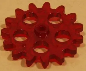 1-1/4" Red Gear For Robot Vintage Toy. 1