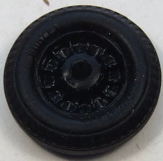 1-1/4" X 2/8"  Wheel Axle Is 1/8  With Spoke Detail 1