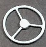 1-1/8" Vintage Toy Replacement Steering Wheel. 1