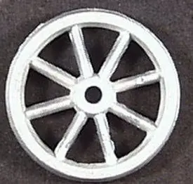 1-3/16" Cast Spoked Toy Wheel. 1