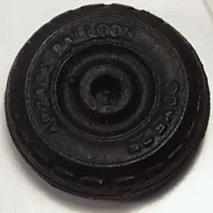 1" Wheel Arcade Embossed Arcade Balloon 30X5.25 Black. 1