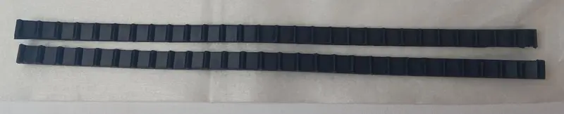 11"X 3/8" Toy Rubber Track. Double Length Make Your Own Size. 1