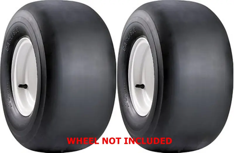 11X4.00-5 Carlisle Smooth Slick 4 Ply Rated Tubeless Tires (Set Of 2) 1