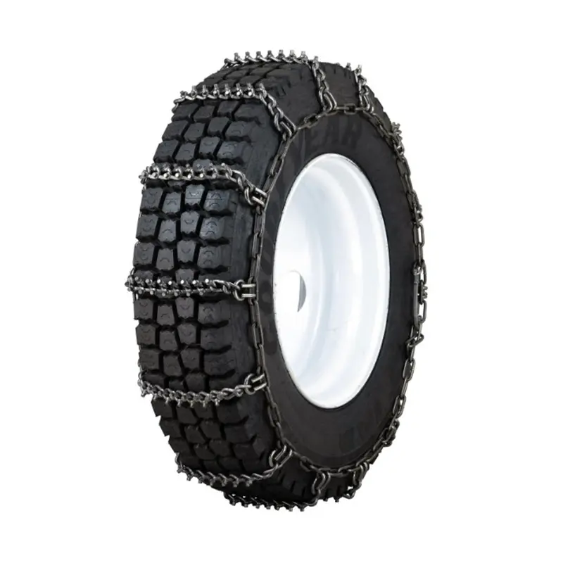 12.00-24 Quality Chain Nordic Studded Alloy Heavy Duty Truck Chain Non Cam Single - 8Mm - 1 Pair 1