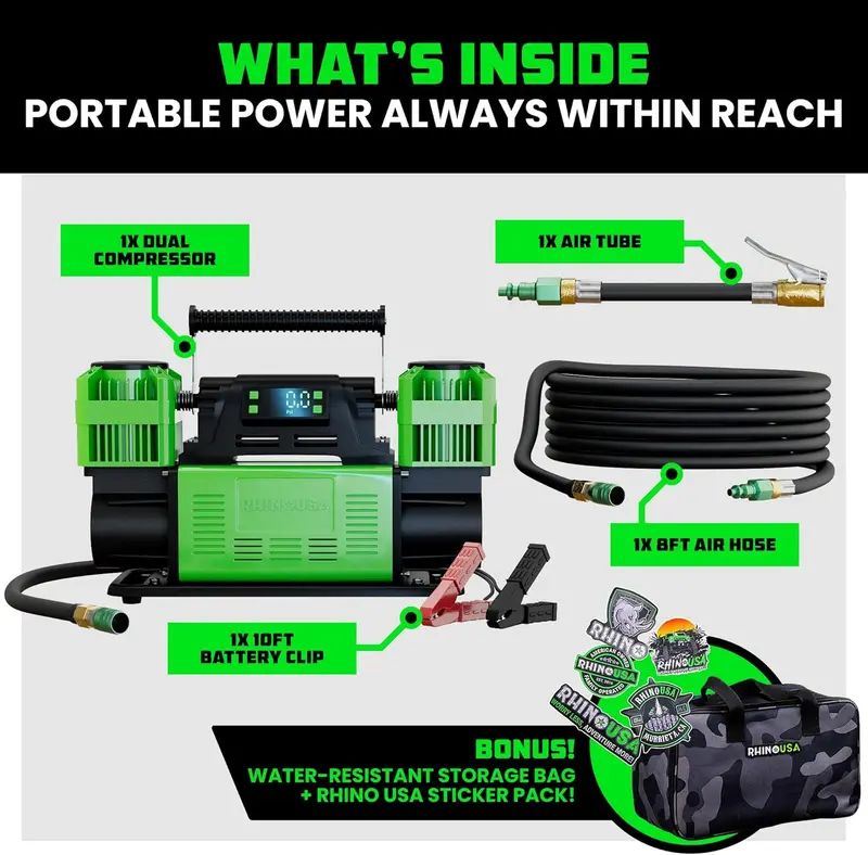 12V Dual-Tire Air Compressor 2