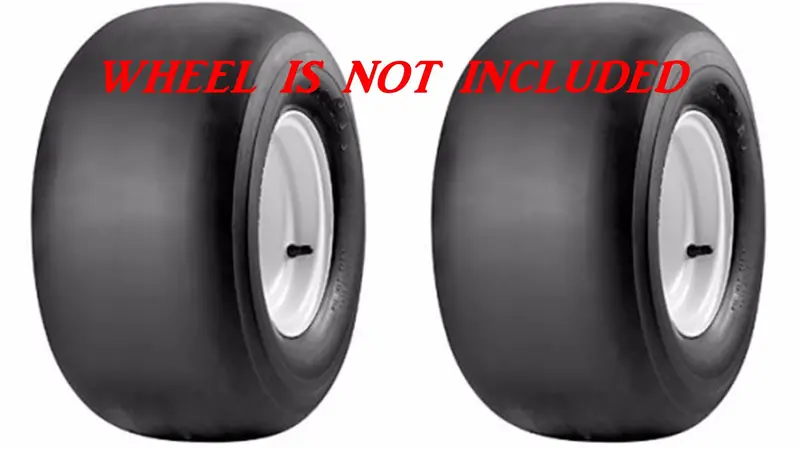 13X5.00-6 Carlisle Smooth Slick 4Ply Rated Tubeless Tires  (Set Of 2) 1