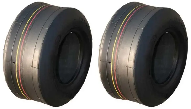 13X6.50-6 Major Brand 4 Ply Rated Tubeless Smooth Slick Tires (Set Of 2) 1