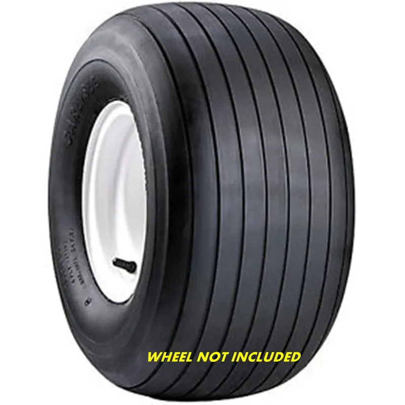 16X6.50-8 Carlisle Straight Rib 4 Ply Rated Tubeless Lawn & Garden Tubeless Tire- 1