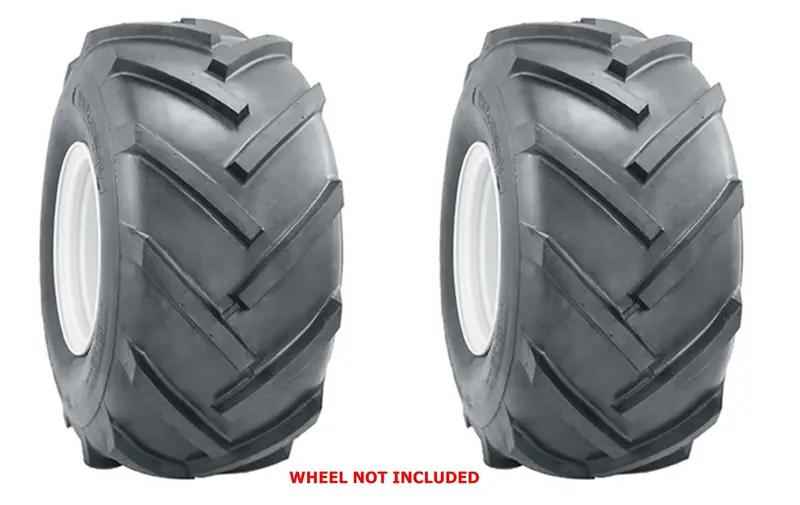 16X6.50-8  Major Brand  4 Ply Rated Tubeless Lawn Mower Tractor Lug Tires (Set Of 2) 1