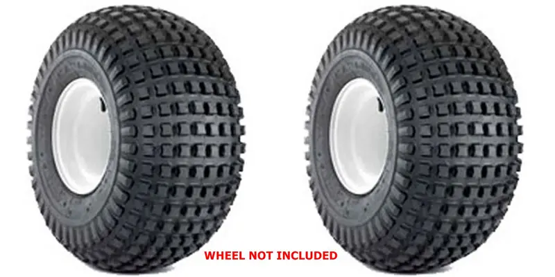 16X8-7  At16x8-7 Carlisle Knobby Tubeless Atv/Utv Tires -  (Set Of 2) 1