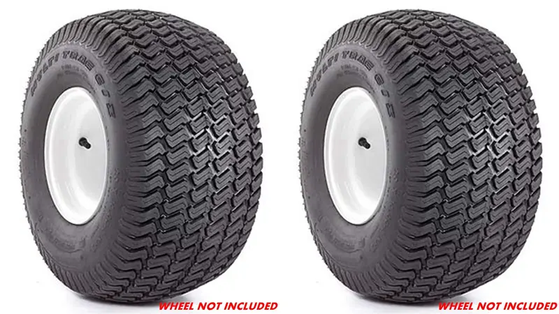 18X10.50-10  Carlisle Carlstar Multi Trac Cs  4 Ply Rated Tubeless Lawn Mower Tractor Turf Tires (Set Of 2) 1
