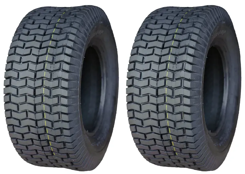 18X6.50-8  Deestone D265  4 Ply Rated Tubeless Lawn Mower Tractor Turf Tires (Set Of 2 1