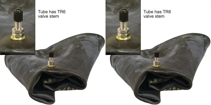 18X8.50-8  22X11-8  22X12-8 Major Heavy Duty Multi Size  Atv Tubes With Threaded Metal Valve Radial/Bias (Set Of 2) 1