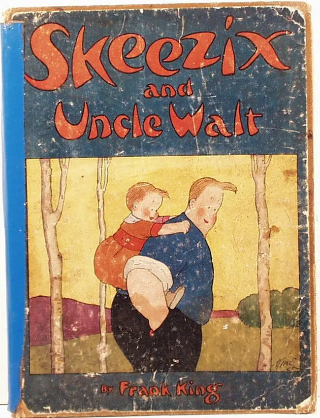 1924 Skeezix & Uncle Walt Hardcover Illustrated Book 1