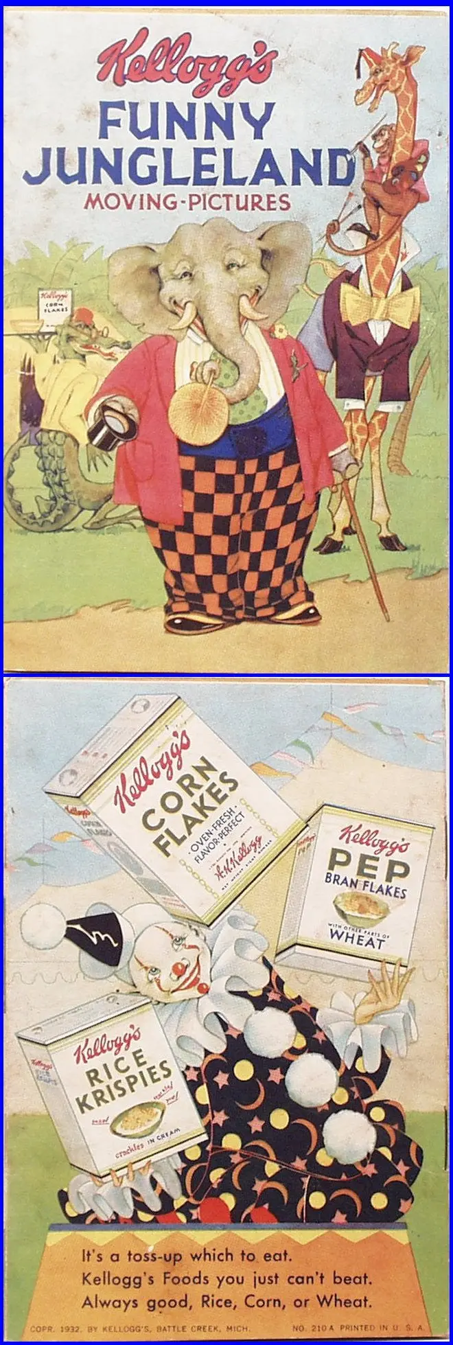 1932 Kellogg's Premium Funny Jungleland 1