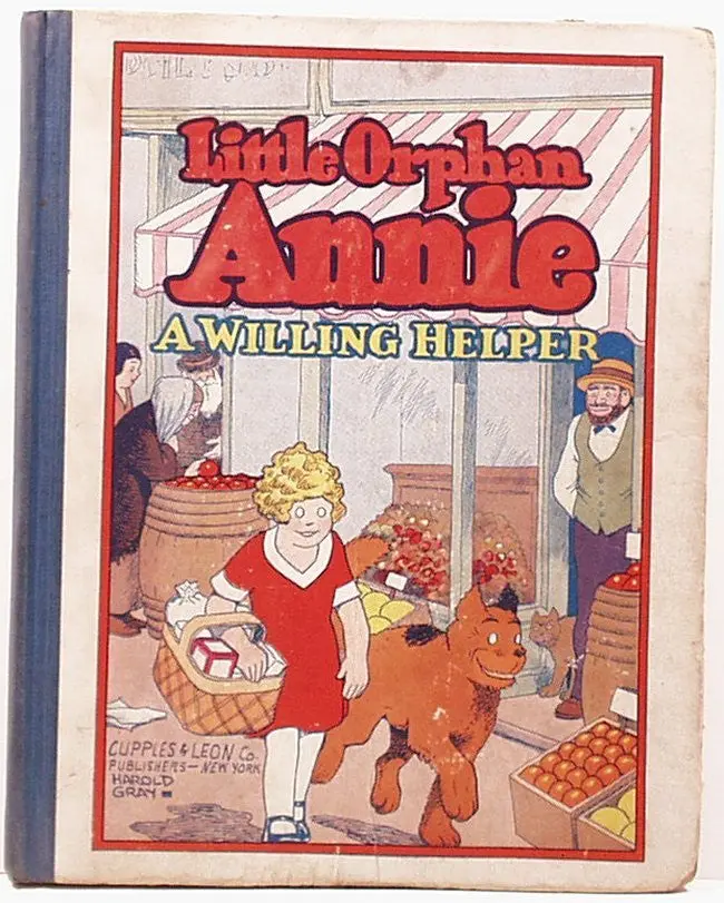 1932 Little Orphan Annie Hardcover Comic Book 1