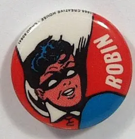 1985 Batman Pin Of Robin Creative House - Chicago 1