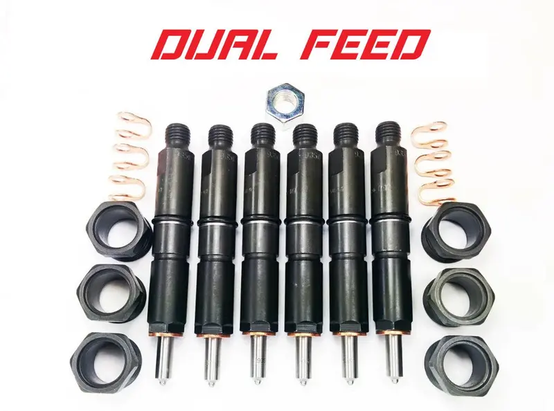 1994-1998 Cummins 5.9L Custom Dual Feed Injector Set (Ddp9498-Df) 1
