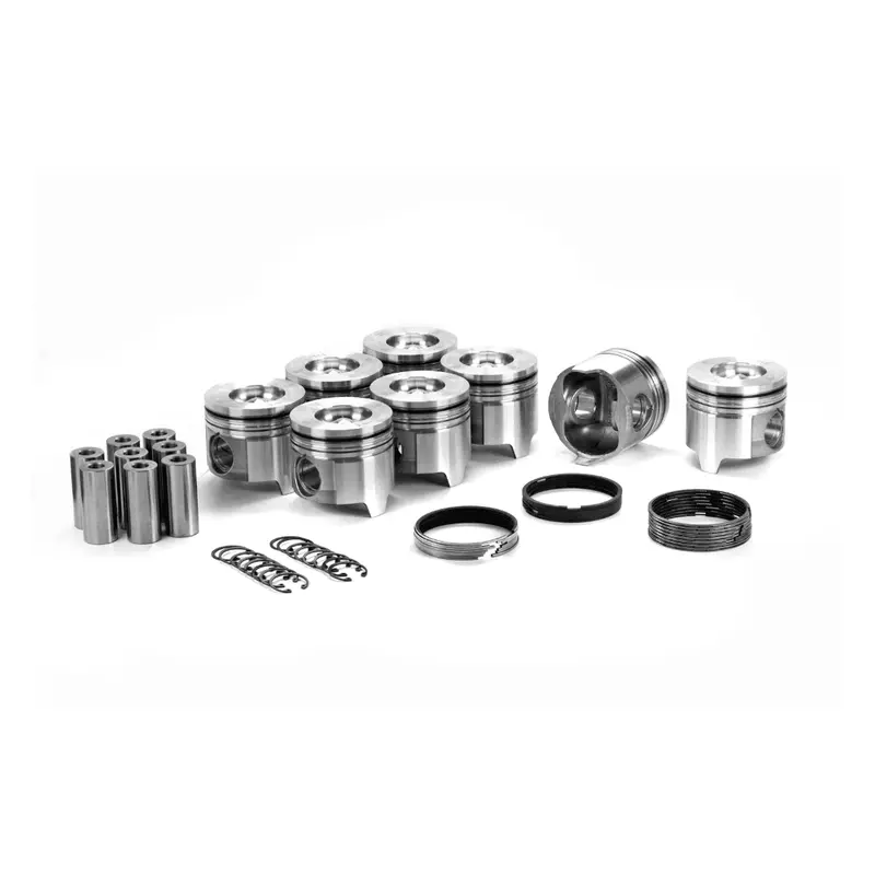 1994-2003 Powerstroke 7.3L T444e Dualoy Reduced Compression Height Piston & Ring Kit (7217Dkt) 1