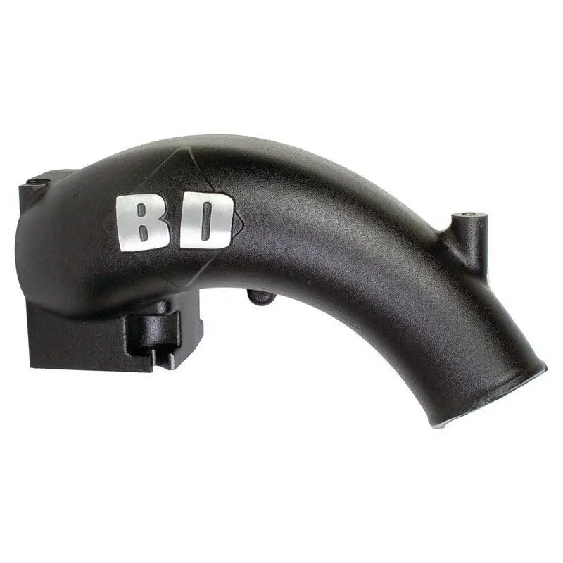 1998-2002 Cummins 5.9L Bd Diesel X-Flow Power Intake Elbow Black Powder Coated (1041550) 1