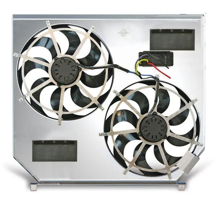 1998-2003 Powerstroke 7.3L Direct-Fit Dual Electric Fan System (105397) 1