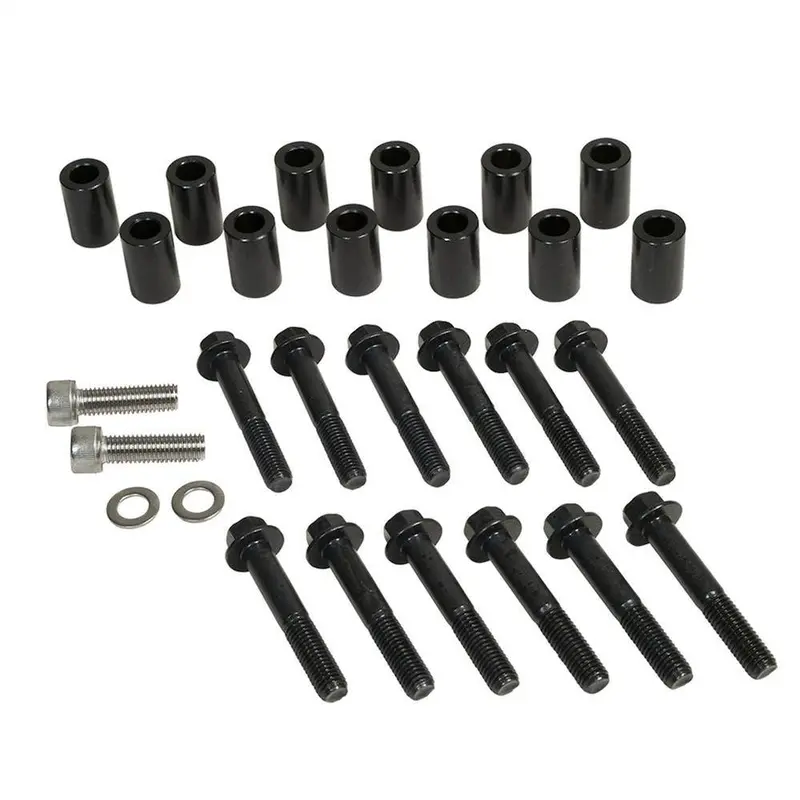 1998.5-2018 Cummins 5.9L/6.7L Bd Diesel Exhaust Manifold Bolt & Spacer Kit (1045982) 1