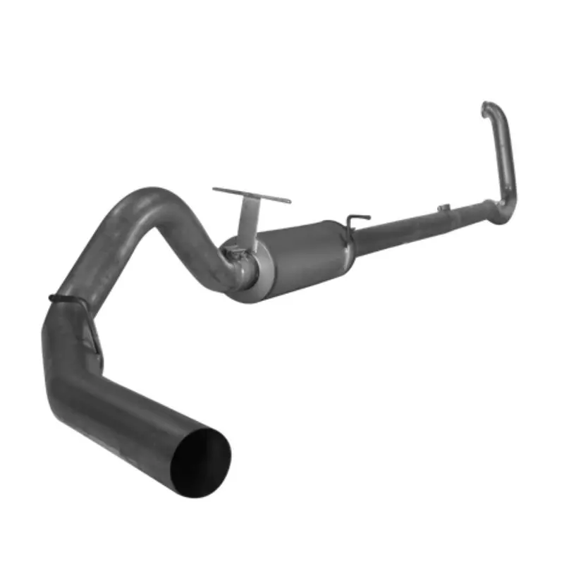 1999-2003 Powerstroke 7.3L Stainless Steel 4" Turbo Back Single W/ Muffler (422127) 1