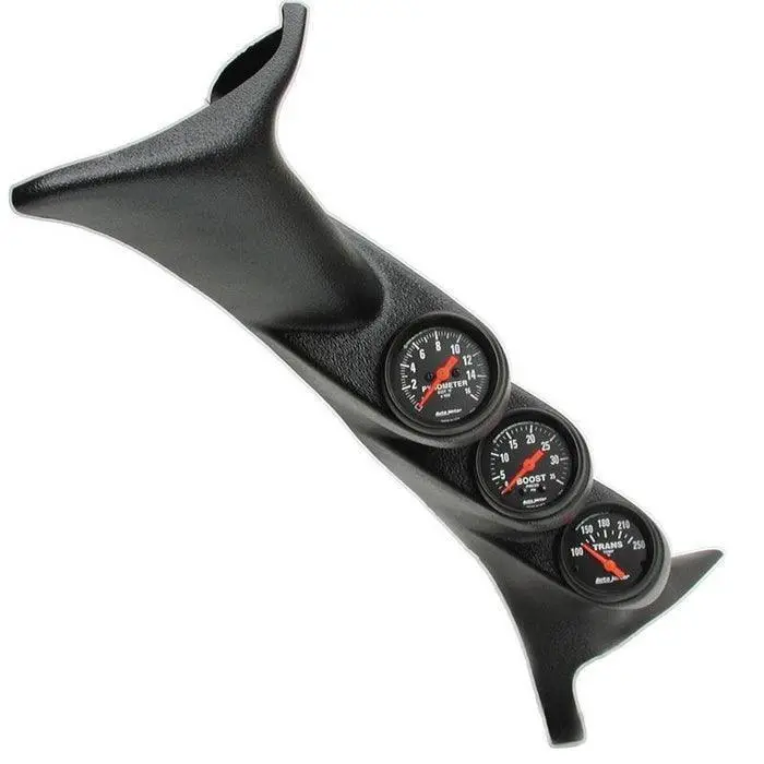 1999-2007 Powerstroke 7.3L/6.0L Z-Series Pillar Triple Gauge Kit (7072) 1