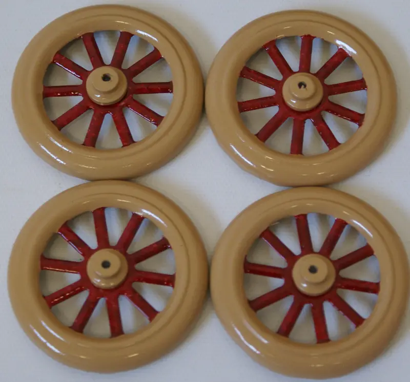 2-1/8" Tin Toy  Wheel  2-1/8" : Bing & Bub Cars 2