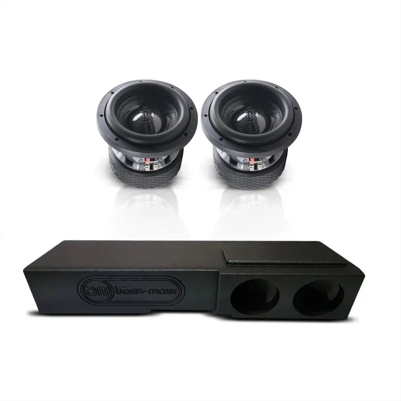 (2) Down4sound Dbz 8" 700W Rms & Chevy Crew Cab 07-18 Dual 8" Subwoofer Box Combo 1