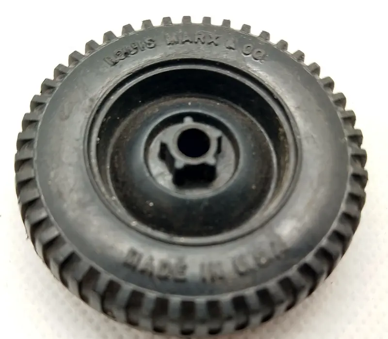 2" Original Marx Plastic Truck Wheel. 1