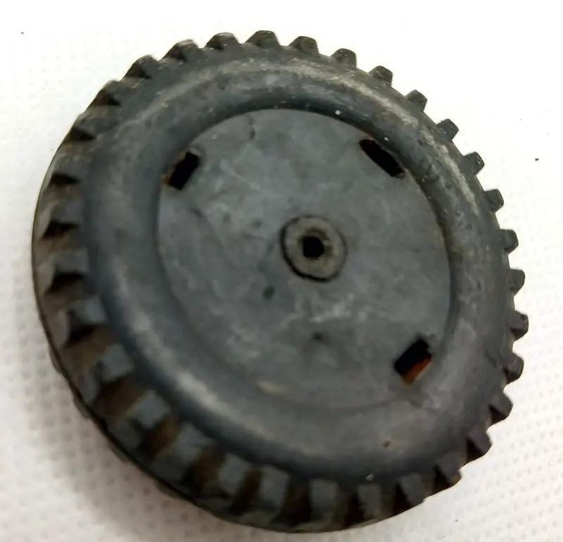 2" Original Rubber Wheel.  2" X 3/8"  With 1/16 Axle 1