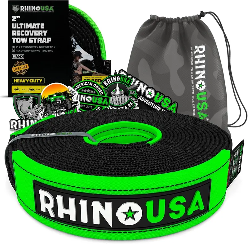 2" X 20' Ultimate Recovery Tow Strap 1