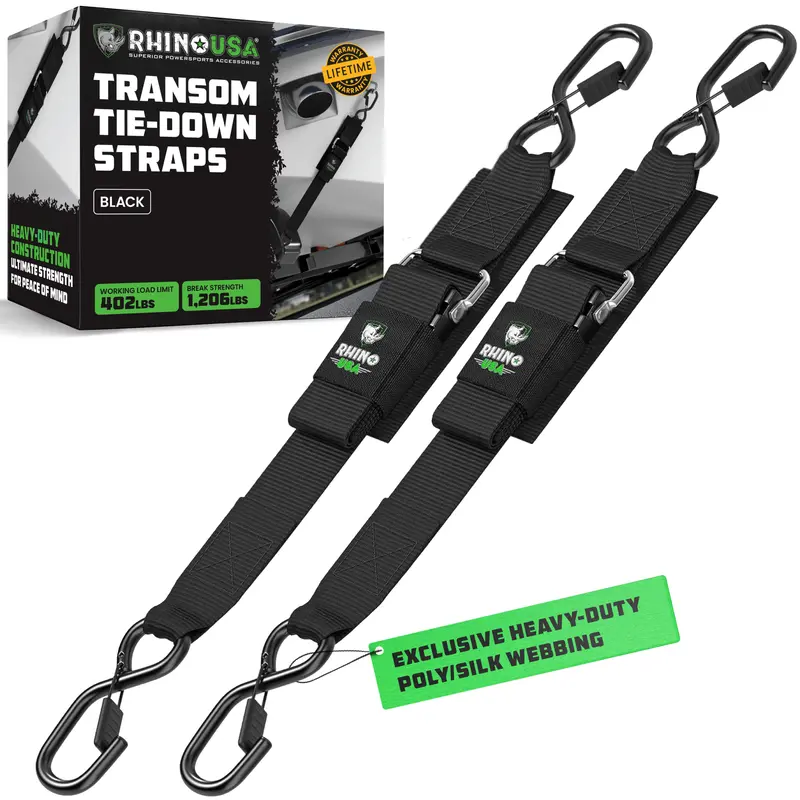 2" X 4' Transom Tie-Down Straps 1