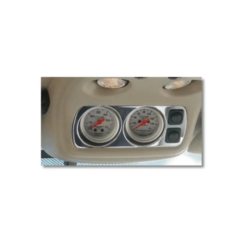 2001-2004 Duramax Lb7 Socal Billet Overhead Gauge Mount Polished W/ Switches (Gmc1000s) 1