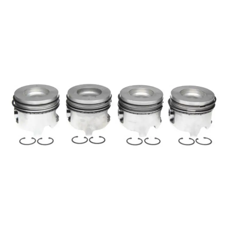 2001-2005 Duramax Lb7/Lly Mahle Set Of 4 Pistons W/ Rings Left Bank - .040 (224-3451Wr.040) 1