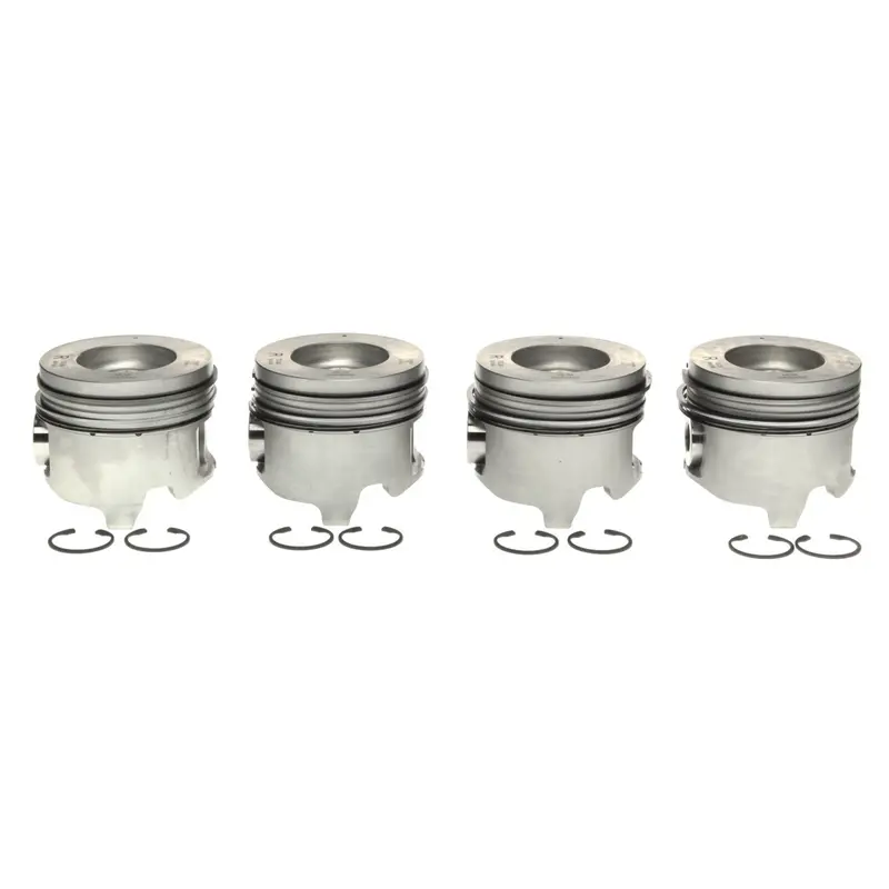 2001-2005 Duramax Lb7/Lly Mahle Set Of 4 Pistons W/ Rings Right Bank - .010 (224-3452Wr.010) 1