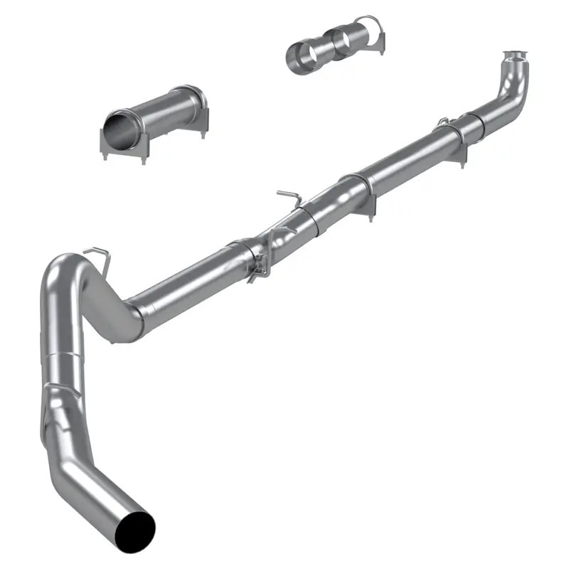 2001-2007 Duramax Lb7/Lly/Lbz Aluminized 4" Down Pipe Back Exhaust (S6004plm) 1