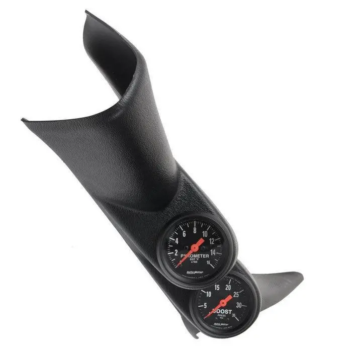 2001-2007 Duramax Lb7/Lly/Lbz Z-Series Pillar Twin Gauge Kit (7081) 1