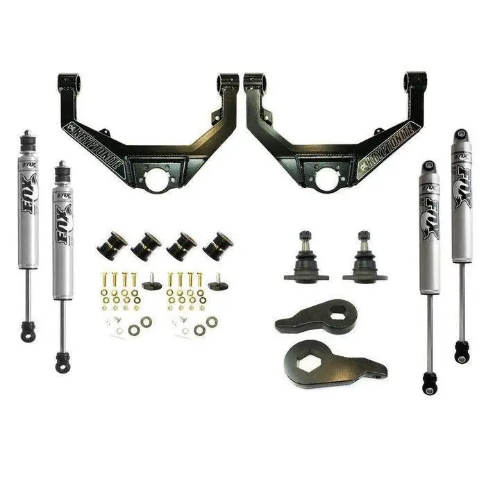 2001-2010 Duramax Kryptonite Stage 3 Leveling Kit W/ Fox Shocks (Kr10stage3fox) 1