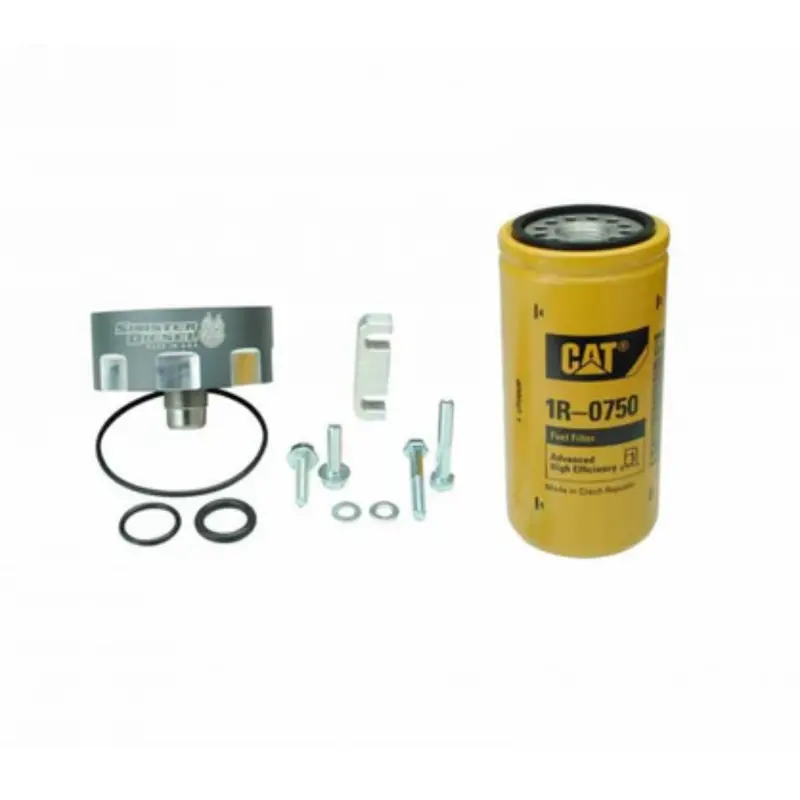 2001-2016 Duramax Sinister Diesel Grey Cat Fuel Filter Adapter (Sdg-Cat-Dmax) 1