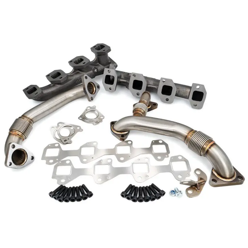 2001-2024 Duramax Ppe High-Flow Exhaust Manifold & Up-Pipe Kit (116111035) 1