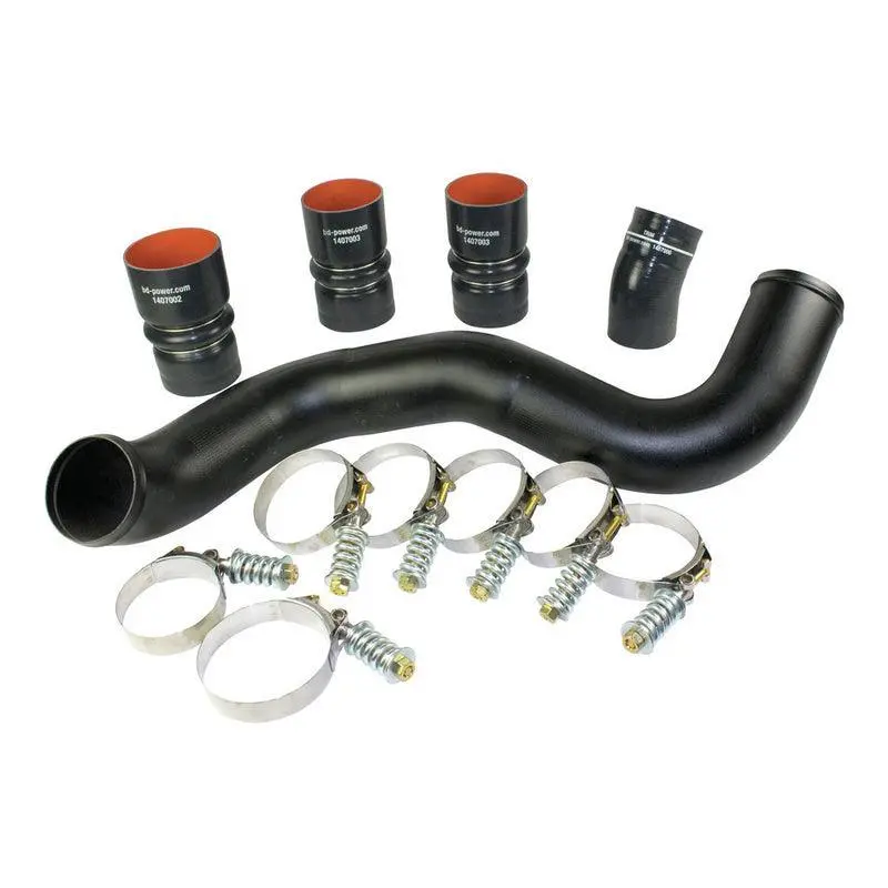 2003-2007 Powerstroke 6.0L Intercooler Hose & Clamp Kit W/Intake Pipe (1047034) 1