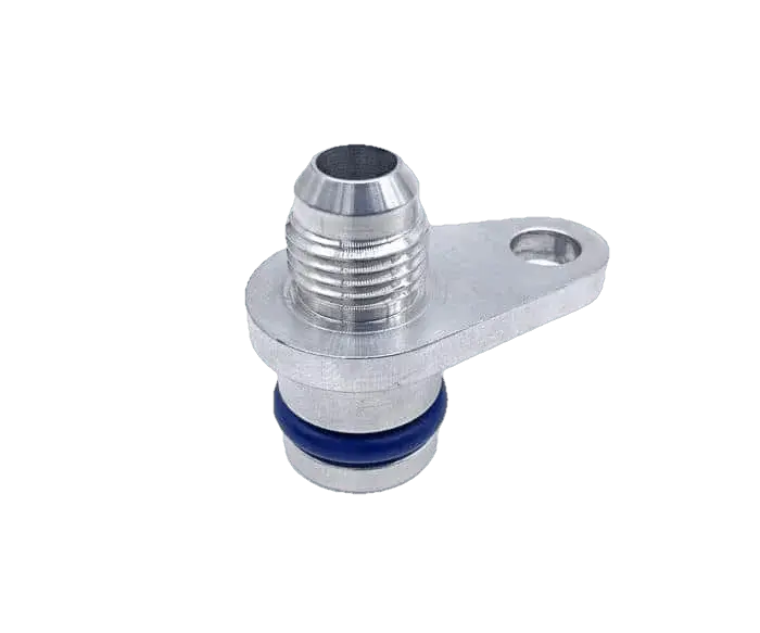2003-2007 Powerstroke 6.0L Kc Turbos Oil Feed Line Adapter An6 Fitting (300896) 1
