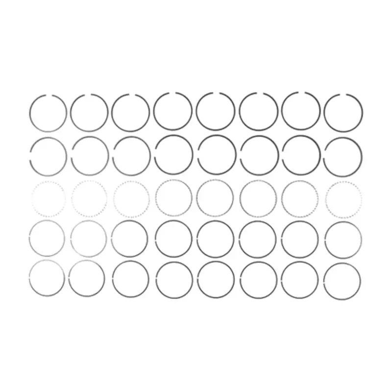 2003-2007 Powerstroke 6.0L Mahle Pistons Rings - Standard (41940) 1