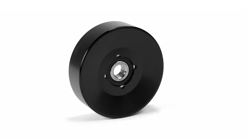 2003-2018 Cummins 5.9L/6.7L Upper Fan Idler For Use With Electric Water Pumps Black Finish (Fpe-34658-Blk) 1