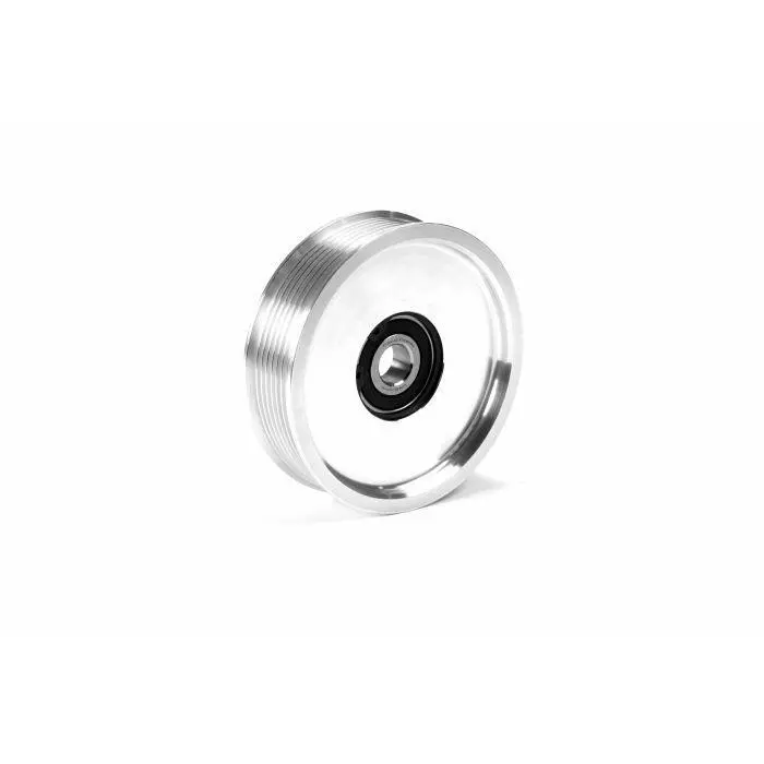2003-2018 Cummins 5.9L/6.7L Upper Fan Pulley Idler Bare Aluminium Finish (Fpe-34657-Al) 1