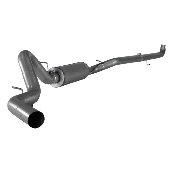 2007.5-2010 Duramax 4" Downpipe Back Exhaust W/ Muffler (431010) 1