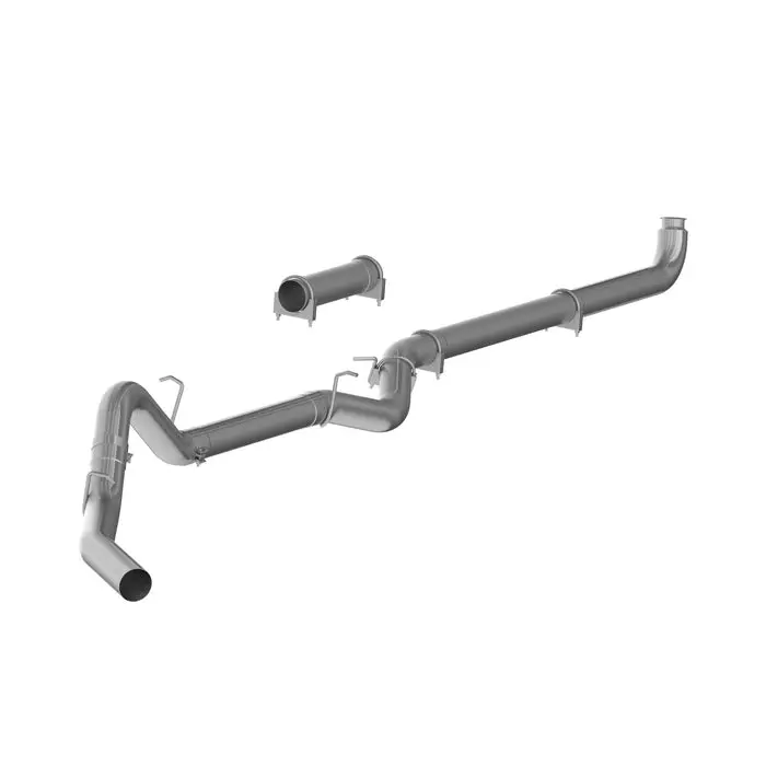 2007.5-2010 Duramax Lmm P1 4" Downpipe Back Exhaust - No Muffler (C6004plm) 1