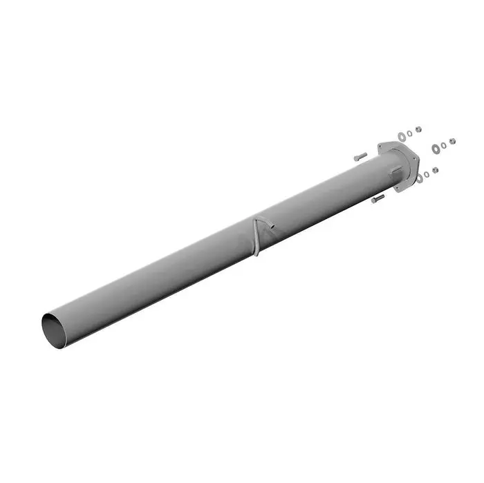 2007.5-2012 Cummins 6.7L P1 4" Dpf Delete Race Pipe (Cdal437) 1